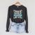 Swimming Swim Swimmer Raglan Sleeve Sweatshirt Dark Grey Heather Swimming Swim Swimmer Raglan Sleeve Sweatshirt Dark Grey Heather
