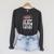 Swimming Swimmer DANGER Swim Mom Raglan Sleeve Sweatshirt Dark Grey Heather