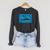 Swimming Swimmer Swim Raglan Sleeve Sweatshirt Dark Grey Heather