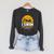 Swimming Swimmer Swim Team So I Don't Punch Raglan Sleeve Sweatshirt Dark Grey Heather