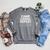 Camp Canoe Repeat Outdoor Adventure Raglan Sleeve Sweatshirt Deep Heather