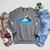 Cat Swimming Pool Raglan Sleeve Sweatshirt Deep Heather