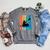 Kayaking Kayak Retro Art Canoe Raglan Baseball Tee Raglan Sleeve Sweatshirt Deep Heather