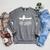 Lake Superior Bear Canoe Upper Peninsula For Yooper Raglan Sleeve Sweatshirt Deep Heather