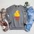 Pool Swimming Day Raglan Sleeve Sweatshirt Deep Heather Pool Swimming Day Raglan Sleeve Sweatshirt Deep Heather