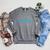 Swim Mom For Mothers Swimming Raglan Sleeve Sweatshirt Deep Heather Swim Mom For Mothers Swimming Raglan Sleeve Sweatshirt Deep Heather