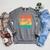 Swimming Swim Raglan Sleeve Sweatshirt Deep Heather