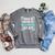 Swimming Swim Swimmer Raglan Sleeve Sweatshirt Deep Heather Swimming Swim Swimmer Raglan Sleeve Sweatshirt Deep Heather