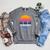Synchronized Swimming Synchro Dad Raglan Sleeve Sweatshirt Deep Heather Synchronized Swimming Synchro Dad Raglan Sleeve Sweatshirt Deep Heather