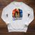 Portaging Canoe Wilderness Adventure Scenic Graphic Raglan Sleeve Sweatshirt Heather Mustard