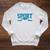 Swimmer Swimming Sports Quote Raglan Sleeve Sweatshirt Heather Mustard