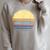 Canoe Canoeing Vintage Sunset Raglan Sleeve Sweatshirt Heather Forest