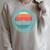 Canoe Sunset Raglan Sleeve Sweatshirt Heather Forest