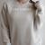 I Like Canoes Minimalist Statement Raglan Sleeve Sweatshirt Heather Forest