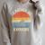 I'D Rather Be Kayaking Canoe Boating Vintage Kayak Raglan Sleeve Sweatshirt Heather Forest