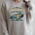 Lakes Lake Ontario Fishing Canoe Lighthouse Outdoor Raglan Sleeve Sweatshirt Heather Forest