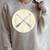 Retro Vintage Canoe Paddles Crossing Canoe & Kayaking Raglan Sleeve Sweatshirt Heather Forest