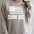 Swim Dad Art For Dad Father Men Swim Team Dad Swimming Coach Raglan Sleeve Sweatshirt Heather Forest