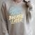 Swimmer Saying Swim Team Swimming Raglan Sleeve Sweatshirt Heather Forest