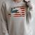 Swimming Swim Team Distressed American Flag USA Swimmer Raglan Sleeve Sweatshirt Heather Forest Swimming Swim Team Distressed American Flag USA Swimmer Raglan Sleeve Sweatshirt Heather Forest