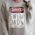 Swimming Swimmer DANGER Swim Dad Raglan Sleeve Sweatshirt Heather Forest
