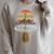 Vintage Retro Canoe Paddle & Mountains Rafting Raglan Sleeve Sweatshirt Heather Forest