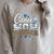 Women's Canoe Mom Leopard Print Paddle River Lake Sport Mother Raglan Sleeve Sweatshirt Heather Forest