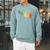 Canoe Canoeing Retro Vintage Raglan Sleeve Sweatshirt Cardinal