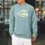 Canoe Tripper Loading Portage Pack First Light Raglan Sleeve Sweatshirt Cardinal