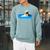 Cat Swimming Pool Raglan Sleeve Sweatshirt Cardinal