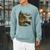 Lakeside Canoe Cabin Escape Scene Raglan Baseball Tee Raglan Sleeve Sweatshirt Cardinal