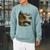 Lakeside Canoe Cabin Escape Scene Raglan Sleeve Sweatshirt Cardinal Lakeside Canoe Cabin Escape Scene Raglan Sleeve Sweatshirt Cardinal
