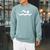 Swimming Icon Raglan Sleeve Sweatshirt Cardinal