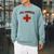 Swimming Pool Manager Beach Vacay Lifeguards Swim Cruise Raglan Sleeve Sweatshirt Cardinal