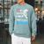 Swimming Saying For Swimmers Raglan Sleeve Sweatshirt Cardinal