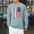 Swimming And Swimmers Raglan Sleeve Sweatshirt Cardinal
