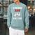 Synchronized Swimming Art For Men Women Synchronized Swim Raglan Sleeve Sweatshirt Cardinal