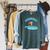 Cannonball Swimming Pool Fun Diving Diver Swimmer Cool Raglan Sleeve Sweatshirt Heather Blue Lagoon