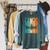 Canoe Vintage Canoeing Retro Canoe Paddling Raglan Baseball Tee Raglan Sleeve Sweatshirt Heather Blue Lagoon