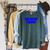 Chlorine Crew Swimming Raglan Sleeve Sweatshirt Heather Blue Lagoon Chlorine Crew Swimming Raglan Sleeve Sweatshirt Heather Blue Lagoon