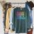 Float Drink Tan Repeat Summer Swimming Beach Pool Vacation Raglan Sleeve Sweatshirt Heather Blue Lagoon