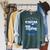 I'm Not Yelling I'm A Swim Mom That's How We Talk Swimming Raglan Sleeve Sweatshirt Heather Blue Lagoon