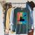 Kayaking Kayak Retro Art Canoe Raglan Baseball Tee Raglan Sleeve Sweatshirt Heather Blue Lagoon