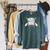Paddle More Kayak Canoe Paddling Graphic Raglan Sleeve Sweatshirt Heather Blue Lagoon Paddle More Kayak Canoe Paddling Graphic Raglan Sleeve Sweatshirt Heather Blue Lagoon