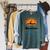 Real Grandmas Go Kayaking Yak Kayak Women Canoe Kayaker Raglan Sleeve Sweatshirt Heather Blue Lagoon