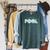 See You At The Pool Summer Swimming Pool Raglan Sleeve Sweatshirt Heather Blue Lagoon