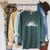 Swim Swimmer Swimming Raglan Sleeve Sweatshirt Heather Blue Lagoon Swim Swimmer Swimming Raglan Sleeve Sweatshirt Heather Blue Lagoon