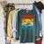 Swim Swimming Vintage Retro Swimmer Raglan Baseball Tee Raglan Sleeve Sweatshirt Heather Blue Lagoon