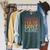 Swimming Pool Diving Sport Swimmer Swim Hair Dont Care Raglan Sleeve Sweatshirt Heather Blue Lagoon