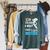 Swimming Saying For Swimmers Raglan Sleeve Sweatshirt Heather Blue Lagoon